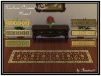Heirloom Oriental Rugs (Runner) by Christina51 at Mod The Sims