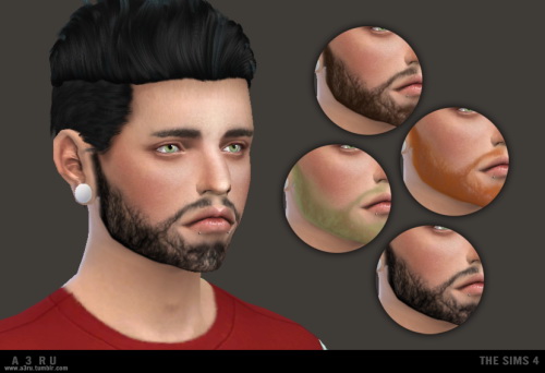 Sims 4 Facial Scruff F69 at A3RU