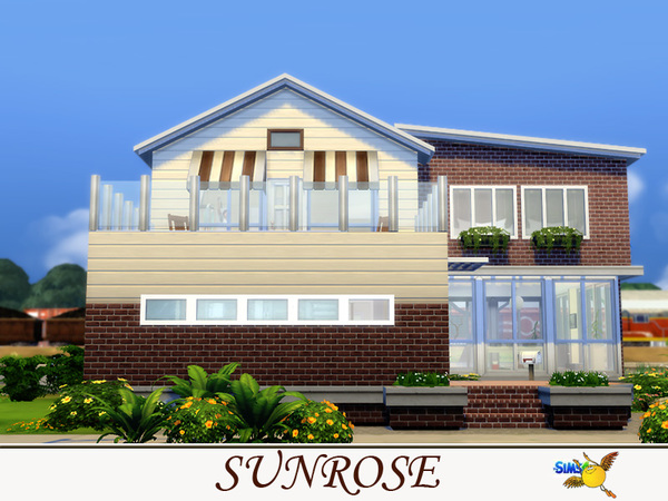 Sims 4 Sunrose house by Evi at TSR