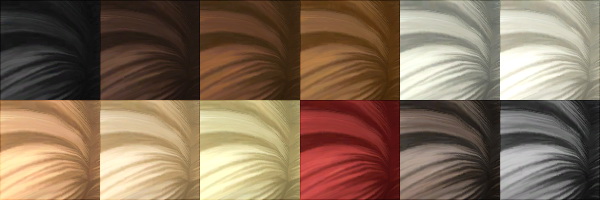 Sims 4 Medium straight parted hair edit v2 at Rusty Nail