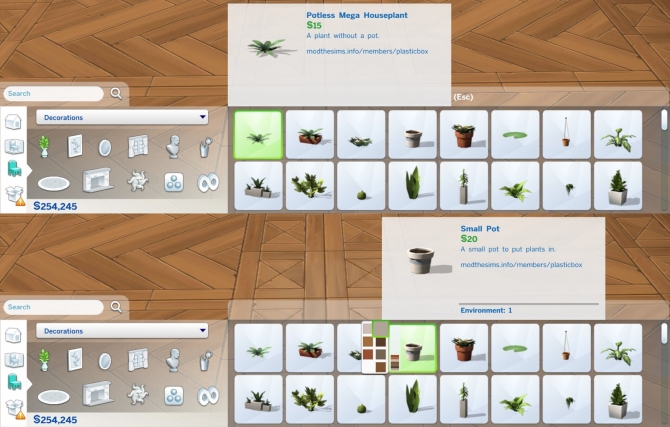 Sims 4 Modular Plants II by plasticbox at Mod The Sims