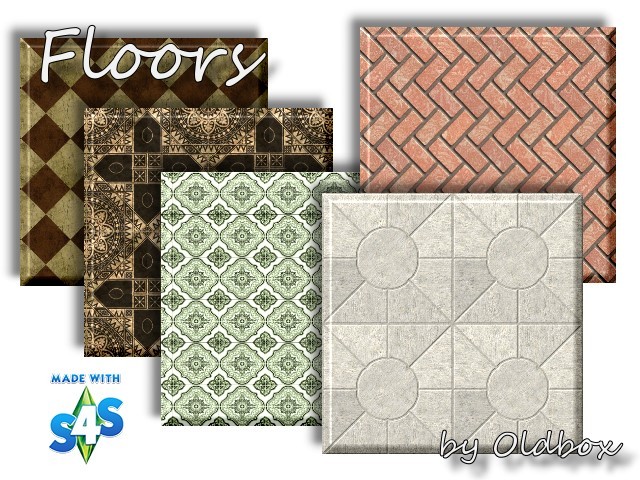 Sims 4 Terrains, floors and house by Oldbox at All 4 Sims