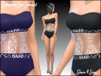 Shimmering Lace Swimsuit at Shara 4 Sims