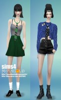 Neck tie set F at Marigold » Sims 4 Updates