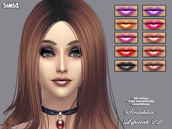 Sims 4 Lipstick 22 by Sintiklia Sims at TSR