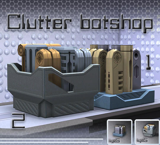 Sims 4 Clutter Botshop Into The Future at Soloriya