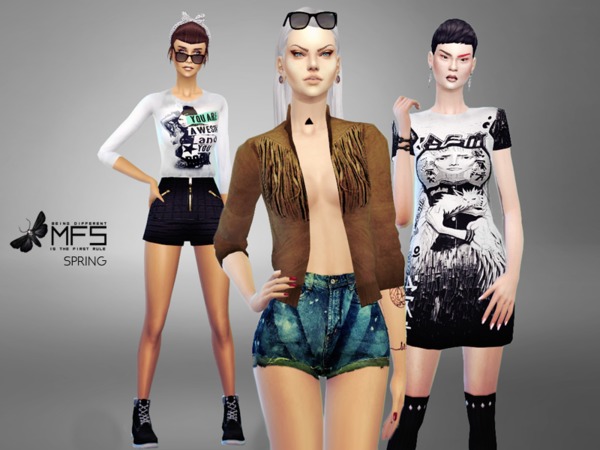 Sims 4 MFS Spring Collection by MissFortune at TSR