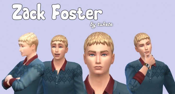 Sims 4 Jen & Zack Foster at Tukete