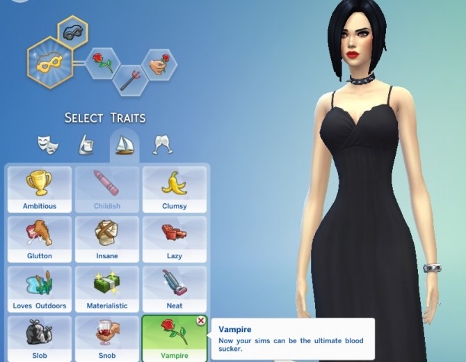 sims 4 evil custom trait