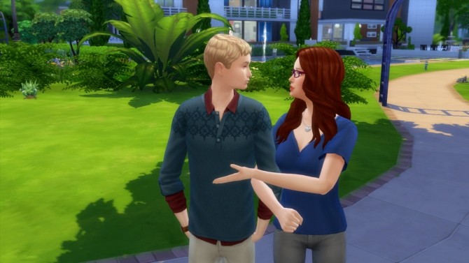 Sims 4 Jen & Zack Foster at Tukete
