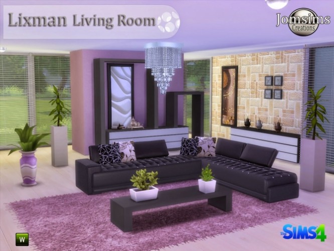 LIXMAN livingroom at Jomsims Creations » Sims 4 Updates