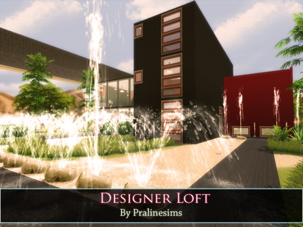 Sims 4 Designer Loft 2 by Pralinesims at TSR