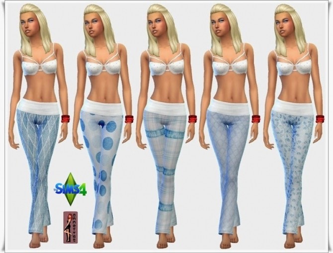 Sims 4 Denim Jogging Pants at Annett’s Sims 4 Welt