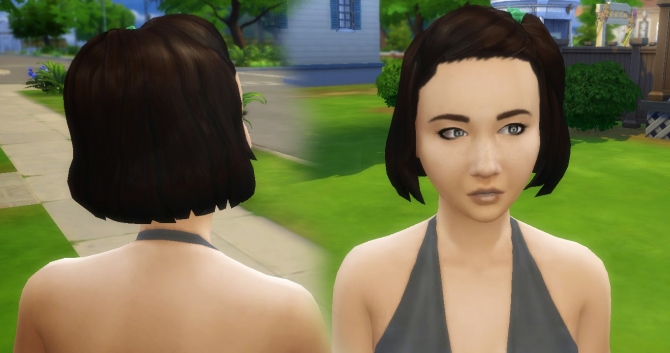 Sims 4 Med Clipped Back conversion at My Stuff