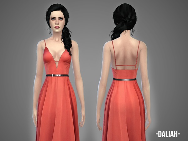 Sims 4 Daliah gown by April at TSR
