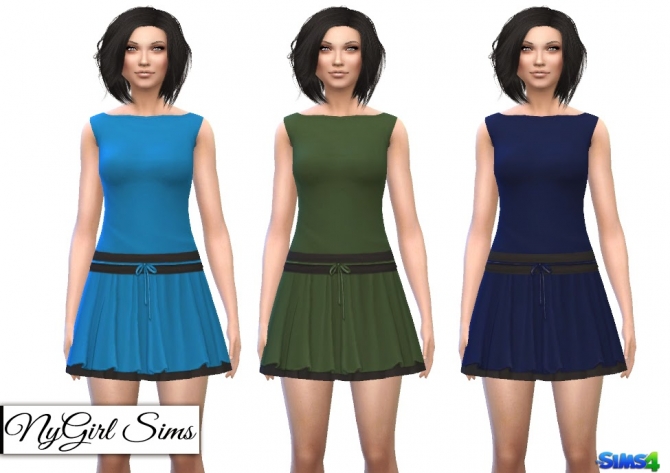 Sims 4 Layered Sleeveless Day Dress at NyGirl Sims