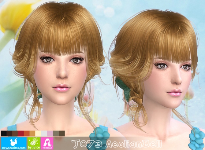 Sims 4 J073 Aeolian Bell hair (Pay) at Newsea Sims 4