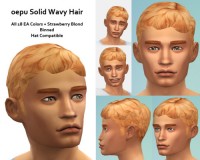 Hair edits and acc. undershirts at Oepu Sims 4
