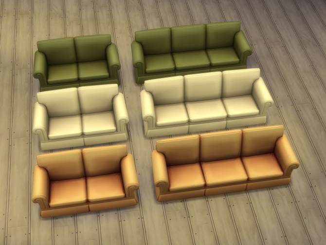 Sims 4 Hipster Loveseat by plasticbox at Mod The Sims