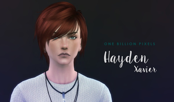 Sims 4 Hayden Xavier at One Billion Pixels