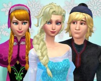 Elsa, Anna & Kristoff by mickeymouse254 at Mod The Sims