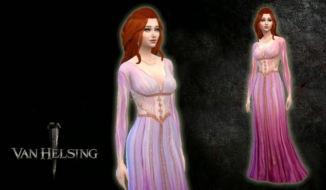 Sims 4 Aleeras Gown by Kiara at My Stuff