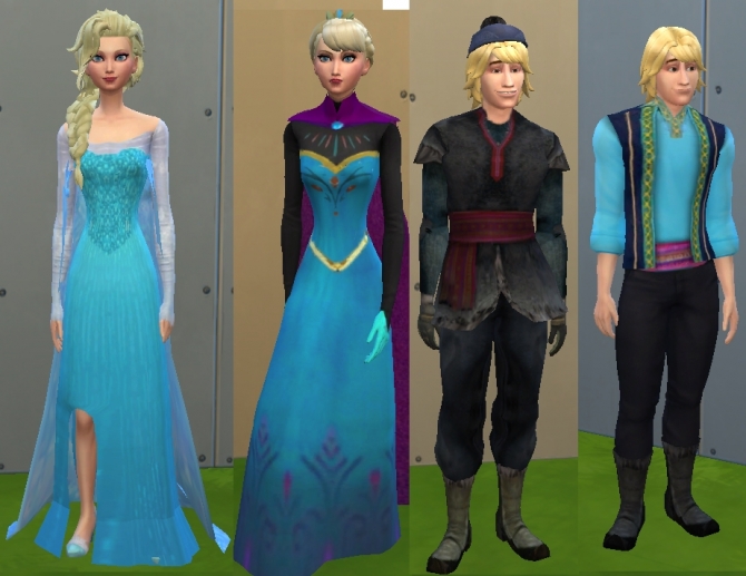 Sims 4 Elsa, Anna & Kristoff by mickeymouse254 at Mod The Sims