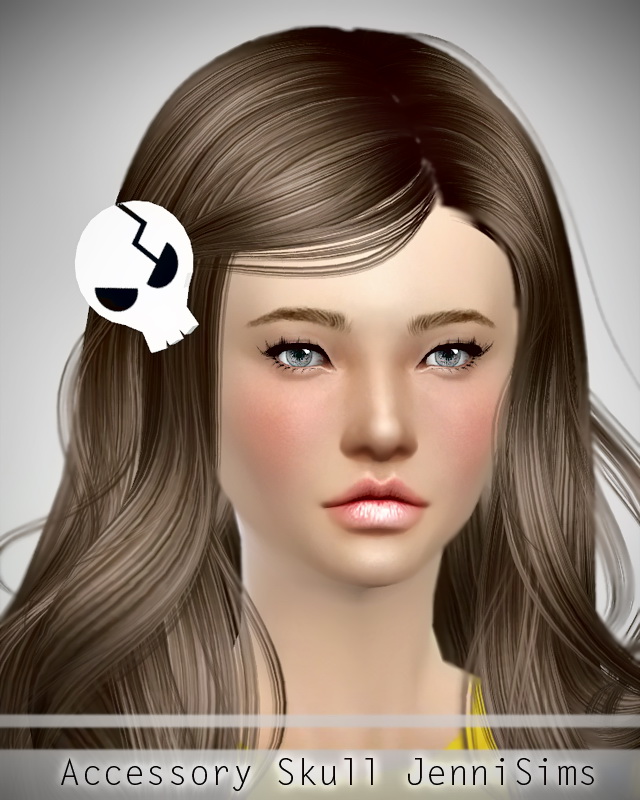 Sims 4 Skull head acc. at Jenni Sims