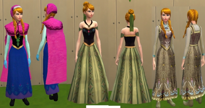 Sims 4 Elsa, Anna & Kristoff by mickeymouse254 at Mod The Sims