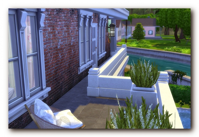 Sims 4 Chiswick house at Architectural tricks from Dalila