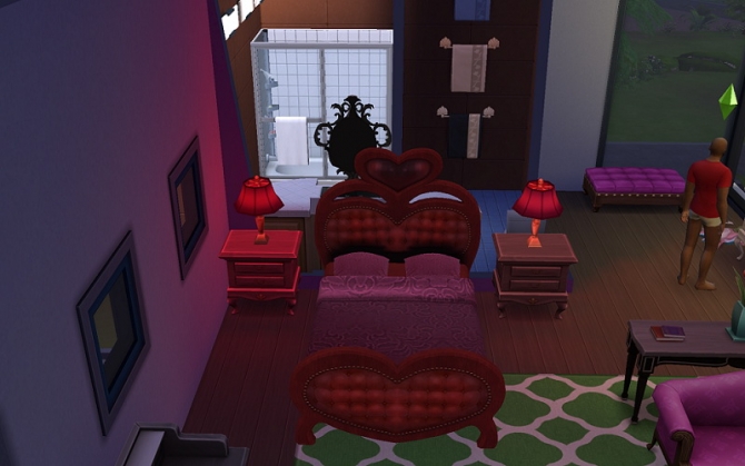 Sims 4 More romantic than you double bed ts2 to ts4 by g1g2 at Mod The Sims