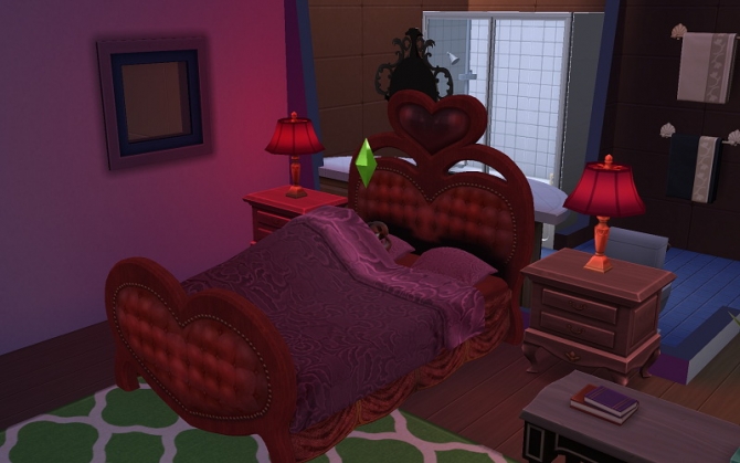 Sims 4 More romantic than you double bed ts2 to ts4 by g1g2 at Mod The Sims