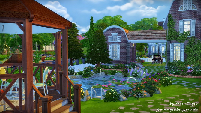 Magnolia house by Julia Engel at Frau Engel » Sims 4 Updates