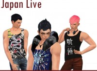 Japan Live Male tank tops 12 patterns at CCTS4