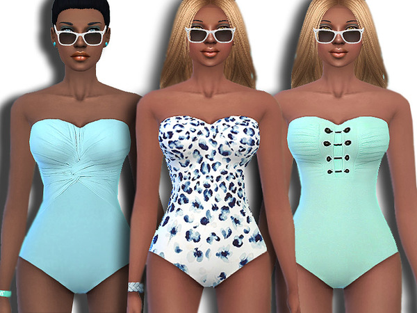 Sims 4 New Spring Line Swimwear by Pinkzombiecupcakes at TSR