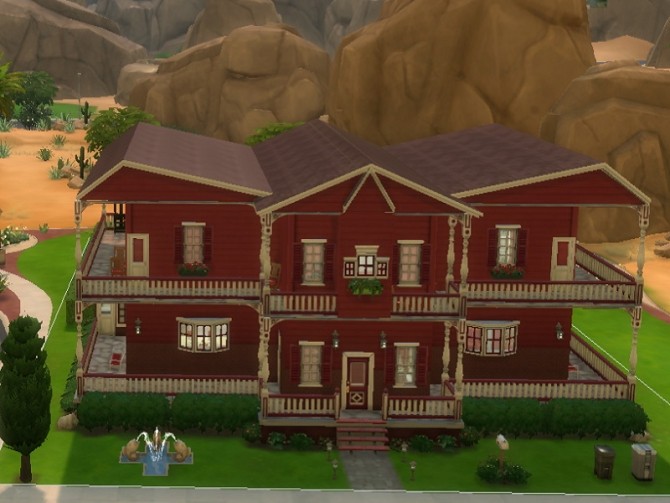 Sims 4 Scarlet Manor by BallerinaFeet at Mod The Sims