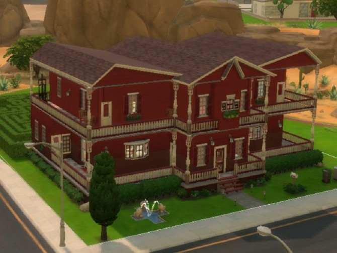 Sims 4 Scarlet Manor by BallerinaFeet at Mod The Sims