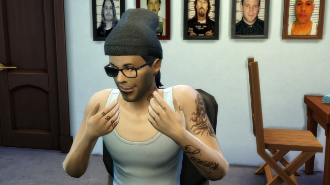 Sims 4 SAMCRO Tattoos & Scars Pack by Mr. Mayhem at Mod The Sims