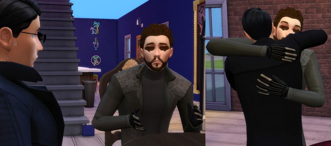 Sims 4 Adam Jensen: Deus Ex in TS4 by Esmeralda at Mod The Sims