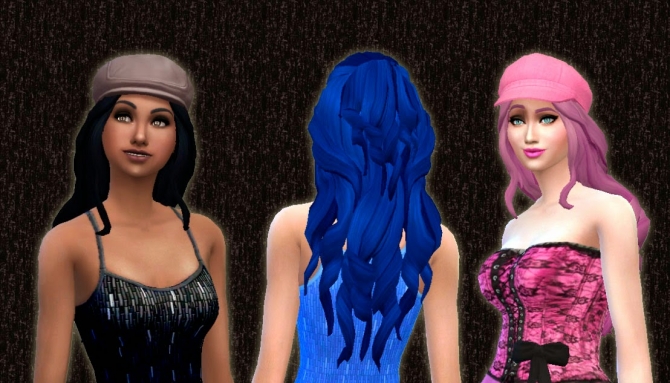 Sims 4 Romantic Hair by Kiara at My Stuff
