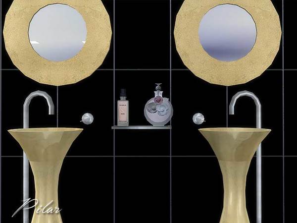 Sims 4 Calice Bathroom by Pilar at TSR