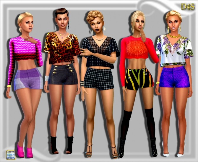 Sims 4 Shorts of Design at Dreaming 4 Sims