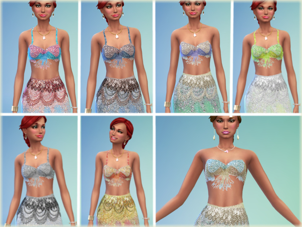 Sims 4 Exotic Dancer Clothes by alin2 at TSR
