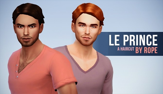 Sims 4 Le Prince haircut at Simsontherope