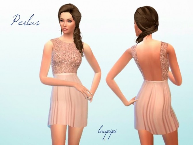 Sims 4 Perlas dress at Laupipi
