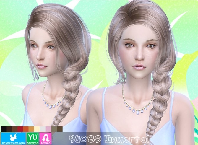Sims 4 YU089 Immortal hair (Pay) at Newsea Sims 4