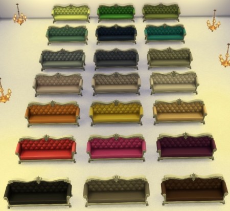 DePablo Couch Recolor Light Wood by lexiconluthor at Mod The Sims
