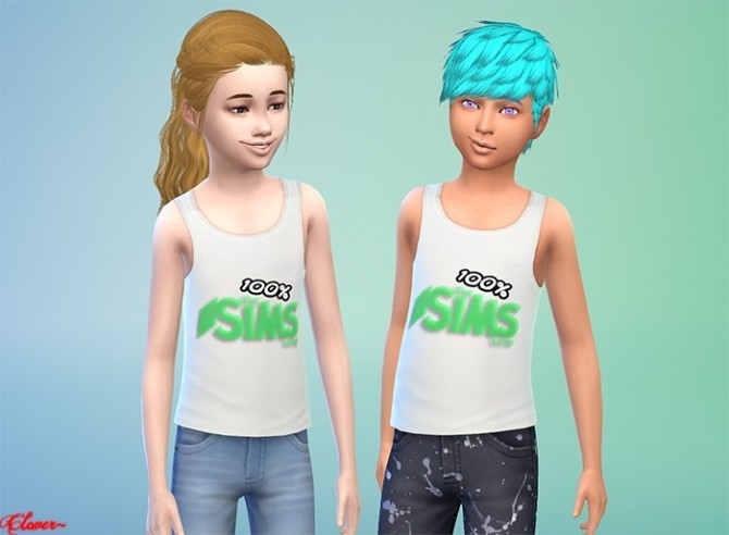 Sims 4 Shirt by Clover at The Sims Lover