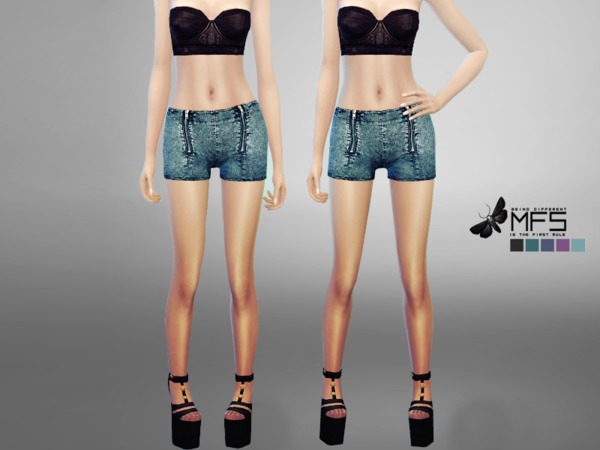Sims 4 MFS Chloe Shorts by MissFortune at TSR