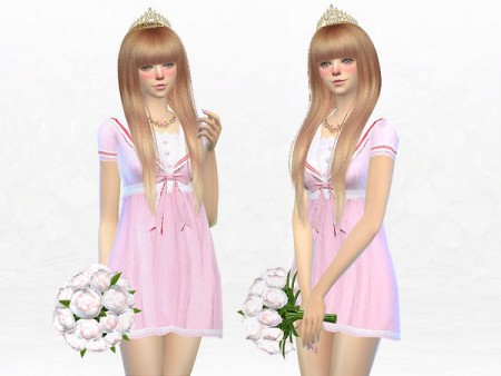 Lolita Pink Bowknot Princess Dress by SakuraPhan at TSR